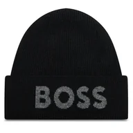Czapki męskie - Czapka Boss Ellio 50524348 Czarny - miniaturka - grafika 1