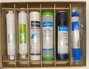 Ecosoft Pure Balance Zestaw 6 filtrów do systemów odwróconej osmozy - Uzdatniacze wody - miniaturka - grafika 3