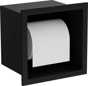 Mexen X-Wall-P uchwyt na papier toaletowy, czarny - 1973 - Stojaki i wieszaki na papier toaletowy Mexen X-Wall-P uchwyt na papier toaletowy, czarny - 1973 - Stojaki i wieszaki na papier toaletowy - miniaturka - grafika 1