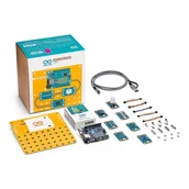 Podzespoły elektroniczne - Arduino Plug and Make Kit - zestaw Arduino Uno R4 WiFi i 7 modułów Qwiic - AKX00069 - miniaturka - grafika 1