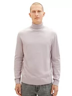 Swetry męskie - TOM TAILOR sweter męski, 32242 - Iris Lilac, L - miniaturka - grafika 1