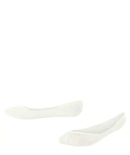 FALKE Uniseks - dzieci Stopki Ballerina K IN Zrównoważona Bawełna niewidoczne jednokolorowe 1 Para, Biały (Off-White 2040), 31-34 (7-9 lata) - Skarpetki damskie - miniaturka - grafika 1