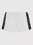 Spodenki damskie - Champion Szorty sportowe 404357 Biały Regular Fit - miniaturka - grafika 1