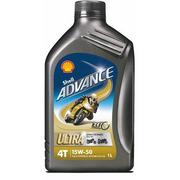 Oleje silnikowe - Shell Advance 4T 15W50 Ultra Pure Plus Technology 1L - miniaturka - grafika 1