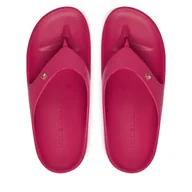 Klapki i japonki damskie - Japonki Tommy Hilfiger FW0FW09200 Różowy - miniaturka - grafika 1