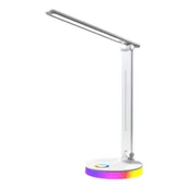 Lampy stojące - Ml1629 Lampka Biurkowa Bruno White 5W LED RGB - miniaturka - grafika 1