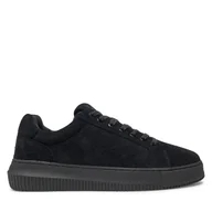 Sneakersy męskie - Sneakersy Calvin Klein Jeans YM0YM01121 Czarny - miniaturka - grafika 1