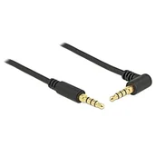 Kable - Delock Kabel MiniJack 3.5 mm MiniJack 3.5 mm 2 Czarny 85613 - miniaturka - grafika 1