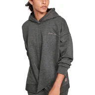 Bluzy sportowe damskie - Damska bluza regeneracyjna Under Armour Women's UA RUSH Fleece Wrap Pullover - szara - UNDER ARMOUR - miniaturka - grafika 1