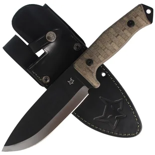 Nóż FOX Bushman Bushcraft Canvas Micarta 160mm (FX-609 OD) - Noże - miniaturka - grafika 4