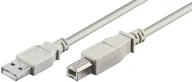 Kable USB - Kabel USB MicroConnect USB-A - USB-B 1.8 m Biały (USBAB2) - miniaturka - grafika 1
