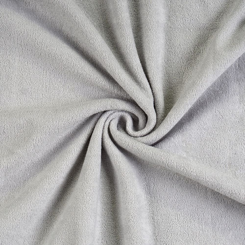 Kvalitex Prześcieradło frotte jasnoszare 100x200cm