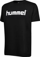 Koszulki męskie - Hummel Hmlgo Cotton koszulka męska z logo czarny czarny M 203513-2001 - miniaturka - grafika 1