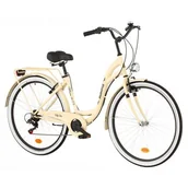 Rowery - Indiana Moena S7B 28 cali Damski Cappuccino 2023 - miniaturka - grafika 1