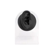 Wyposażenie studia tatuażu - Silikonowy model ucha Czarny - miniaturka - grafika 1