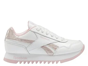 Buty dziecięce Reebok GW2650 ROYAL CL Białe - Buty dla dziewczynek - miniaturka - grafika 1