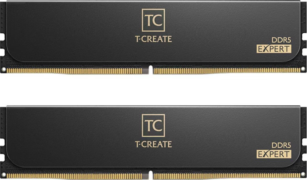 Team Group DDR5 - 64GB - 6000 - CL - 34 2x 32 GB dual kit, RAM Kolor: CZARNY, CTCED564G6000HC34BDC01, T-CREATE EXPERT, AMD EXPO CTCED564G6000HC34BDC01
