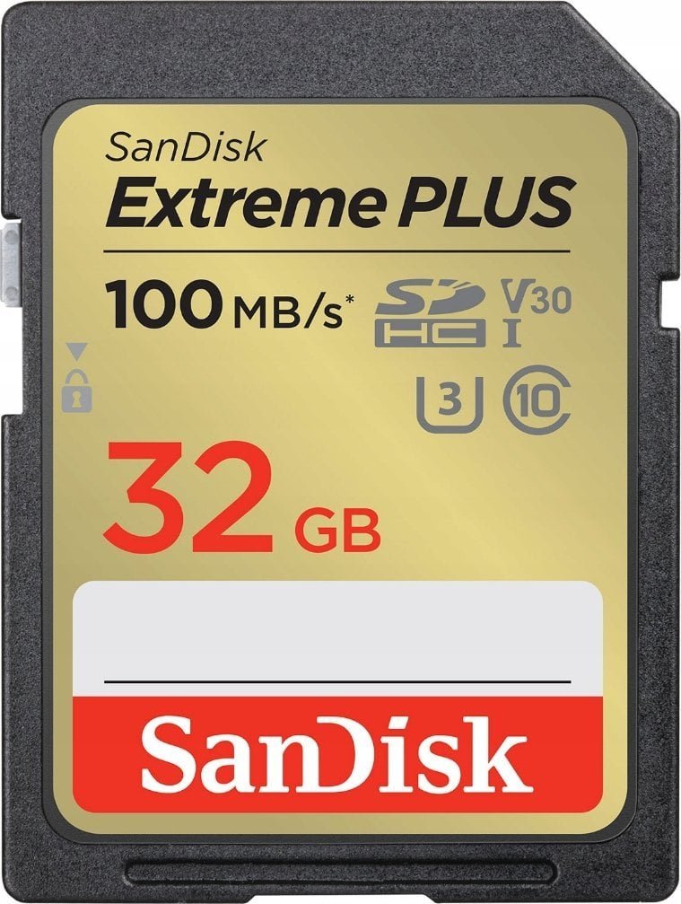Karta SanDisk Extreme Plus SDHC 32 GB Class 10 UHS-I/U3 V30 SDSDXWT-032G-GNCIN