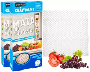 Mata antybakteryjna antypleśniowa do lodówki pod owoce warzywa mięso 2 szt - Akcesoria i części do lodówek - miniaturka - grafika 1