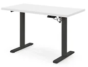 Biurka - EDINOS Biurko z funkcją regulacji wysokości biały + czarny S3-C54 - miniaturka - grafika 1