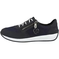 Sneakersy damskie - Rieker Damskie sneakersy N111, niebieski, 38 EU - miniaturka - grafika 1