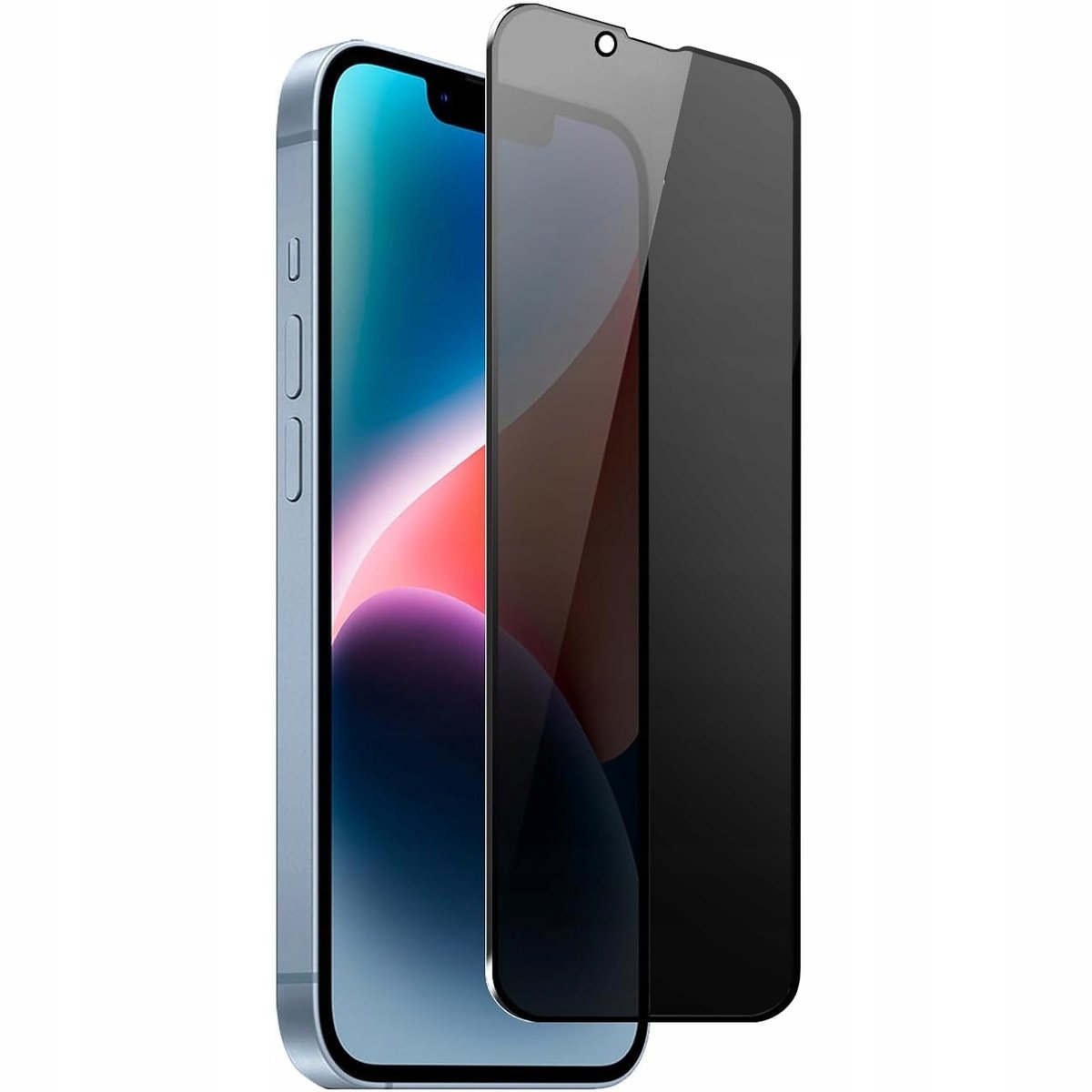 SZKŁO 5D PRYWATYZUJĄCE FULL GLUE ANTI-SPY DO IPHONE 15 PRO MAX