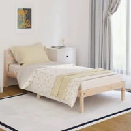 Łóżka - Łóżko z litego drewna sosnowego 90x200 cm - miniaturka - grafika 1