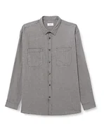 Koszule męskie - s.Oliver Big Size Koszula męska z długim rękawem, biała, 3XL, biały, 3XL - miniaturka - grafika 1