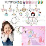 Biżuteria dla dzieci - Kalendarz Adwentowy Motywacyjny Biżuteria Charms Bransoletka Zawieszki Diy - miniaturka - grafika 1
