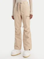 Spodnie narciarskie - Roxy Spodnie snowboardowe Nadia ERJTP03271 Beżowy Tailored Fit - miniaturka - grafika 1