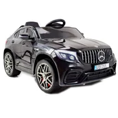 Pojazdy elektryczne dla dzieci - Super-Toys MERCEDES GLC 63S MIĘKKIE SIEDZENIE MIEKKIE KOŁA SYSTEM ESW FUNKCJA BUJANIA LAKIER/QLS5688 QLS-5688-LAKIER-CZARNY - miniaturka - grafika 1