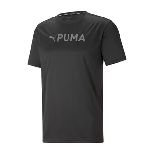 Koszulki sportowe damskie - Koszulka fitness męska PUMA Fit Logo Cf Graphic - grafika 1
