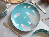 Miseczki i talerzyki dla dzieci - Garnitur dziecięcy (3 el.) Lubiana - Roma 0351 "Zima" - miniaturka - grafika 1