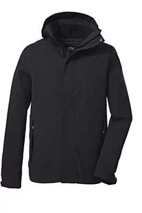 Killtec Męska kurtka funkcyjna / kurtka outdoorowa z odpinanym kapturem KOS 87 MN JCKT_XENIOS; czarna, 3XL, 39147-000 - Kurtki męskie - miniaturka - grafika 1