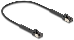 DeLOCK 80932 kabel sieciowy Czarny 0,25 m Cat6a U/FTP STP - Kable miedziane - miniaturka - grafika 1