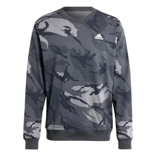 adidas Męska bluza Camo Crew, Dgh Solid Grey, S - Bluzy męskie - miniaturka - grafika 1