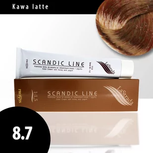 SCANDIC Line PROFIS LASTRADA FARBA DO WŁOSÓW 100ML 8.7 scandicline - Farby do włosów i szampony koloryzujące - miniaturka - grafika 1