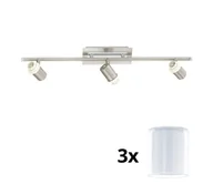 Lampy sufitowe - Eglo - LED Oświetlenie punktowe MY CHOICE 3xE14/40W/230V chrom/białe - miniaturka - grafika 1