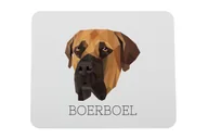 Podkładki pod mysz - Boerboel podkładka geometryczny Art-Dog - miniaturka - grafika 1