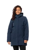 Płaszcze damskie - Jack Wolfskin Salier płaszcz damski, niebieski (Night Blue), XL - miniaturka - grafika 1