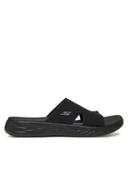 Klapki i japonki damskie - Skechers Klapki On-The-Go 600-Oceanside 140003/BBK Czarny - miniaturka - grafika 1