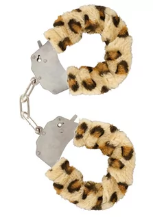 Akcesoria BDSM - ToyJoy Classics Furry Fun Cuffs Leopard Plush | 100% DYSKRECJI | BEZPIECZNE ZAKUPY - grafika 1