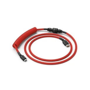 Glorious PC Gaming Race Glorious PC Gaming Race Coil Cable Crimson Red USB-C USB-A - Kable komputerowe i do monitorów - miniaturka - grafika 2