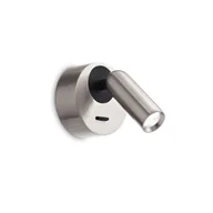 Lampy ścienne - Ideal Lux Kinkiet BEAN ROUND AP nikiel 260631 260631/IL - miniaturka - grafika 1