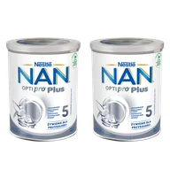 Mleko modyfikowane - Zestaw Nestle NAN Optipro Plus 5, produkt na bazie mleka dla dzieci po 2,5 roku, 2 x 800 g - miniaturka - grafika 1