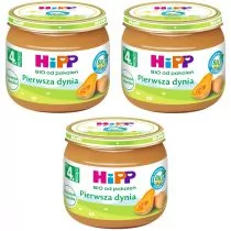 Hipp Pierwsza dynia po 4. miesiącu zestaw 3 x 80 g Bio - Dania dla dzieci - miniaturka - grafika 1