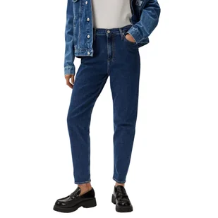 Spodnie damskie Calvin Klein Jeans Mom Jean z wysokim stanem-W26 - Spodnie damskie - miniaturka - grafika 1