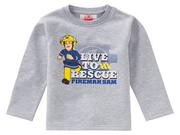 Koszulki dla chłopców - Koszulka termiczna chłopięca z bohaterami bajek  (110/116, Wzór Strażak Sam) - miniaturka - grafika 1