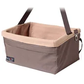 Legowiska dla psów - Happy Ride Siedzisko dla psa Tagalong, M, brązowe - miniaturka - grafika 1