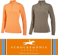 Koszulki jeździeckie - Schockemohle Bluzka damska LUCIANA LETTERS SS22 - miniaturka - grafika 1